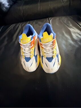 Puma Kids Blue, Yellow & Orange RS-X Sneakers
